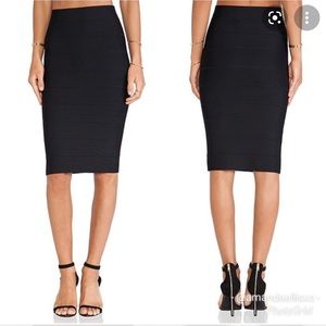 Bcbg Max Azria Black bandage skirt